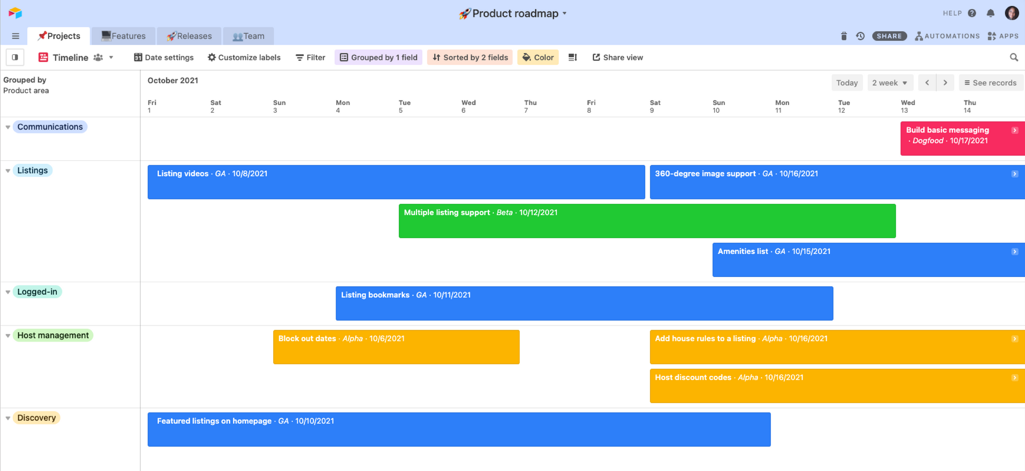 Airtable, una de las mejores alternativas a Microsoft Project